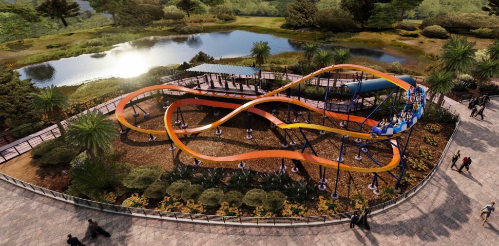 Zambezi Zinger roller coaster now open – Skyline Attractions, LLC