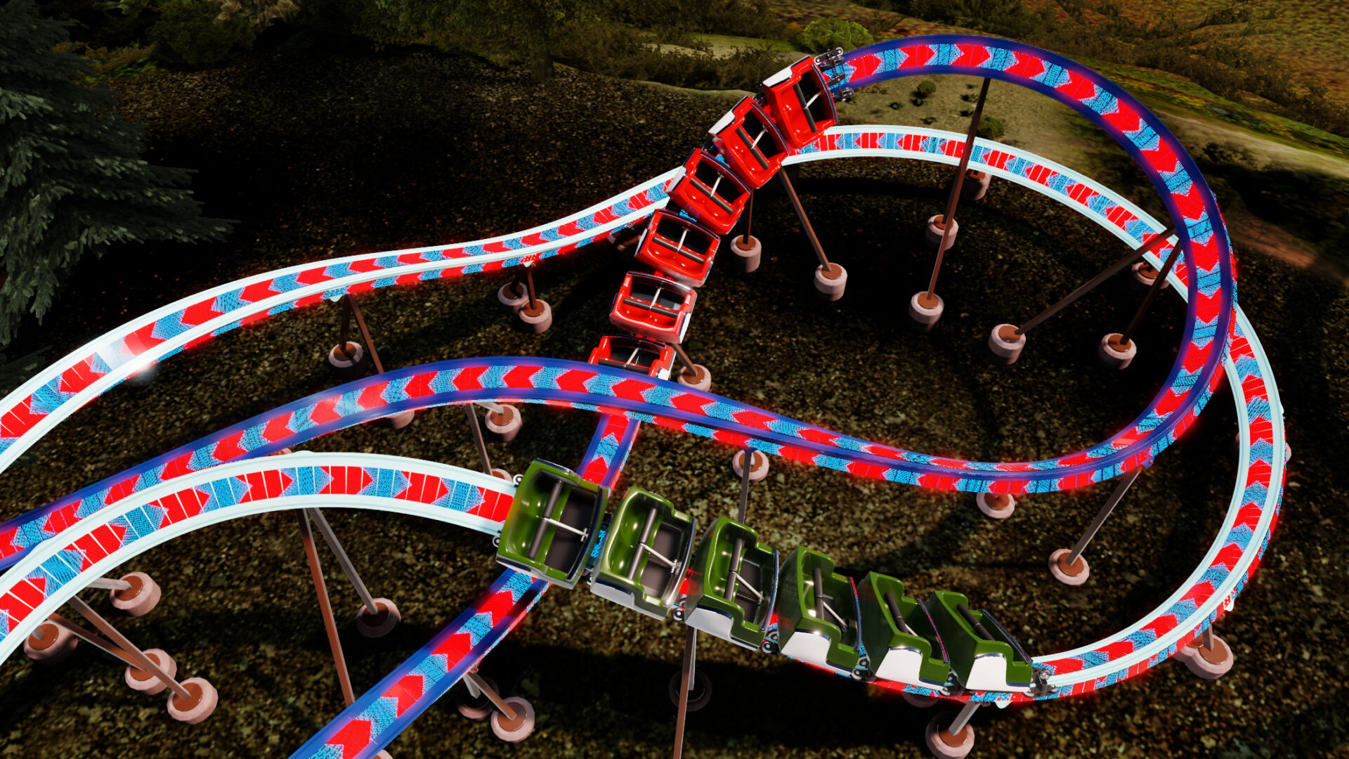 Racing P Sghetti Bowl Children s Coaster Opening At Six Flags Fiesta 