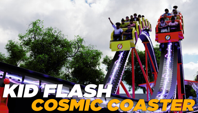 KID FLASH Cosmic Coaster Banner