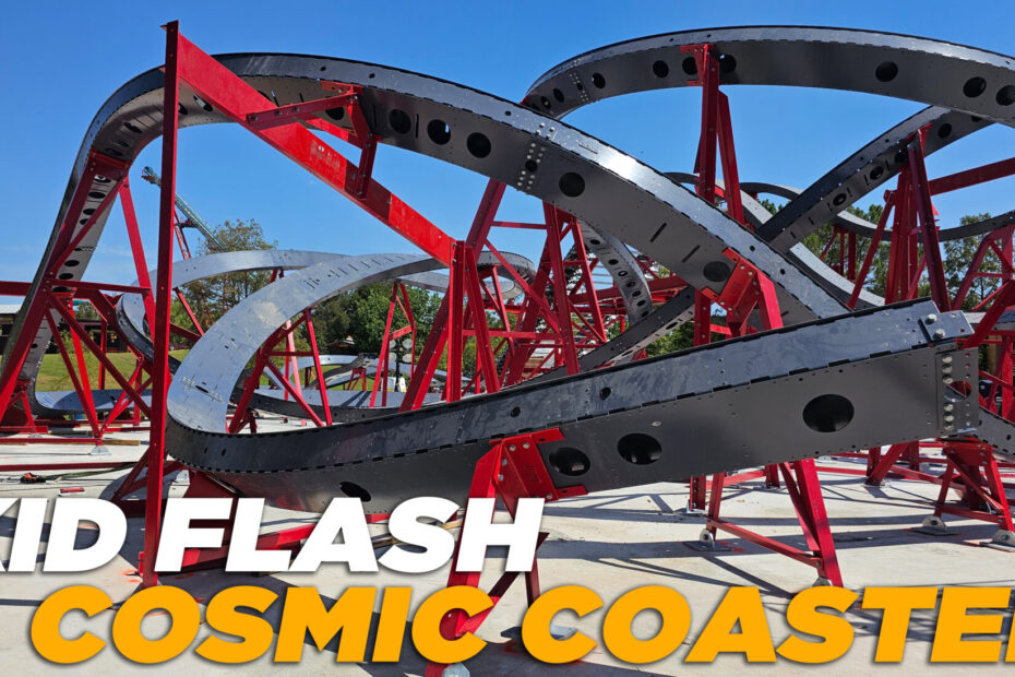KID FLASH Cosmic Coaster Construction