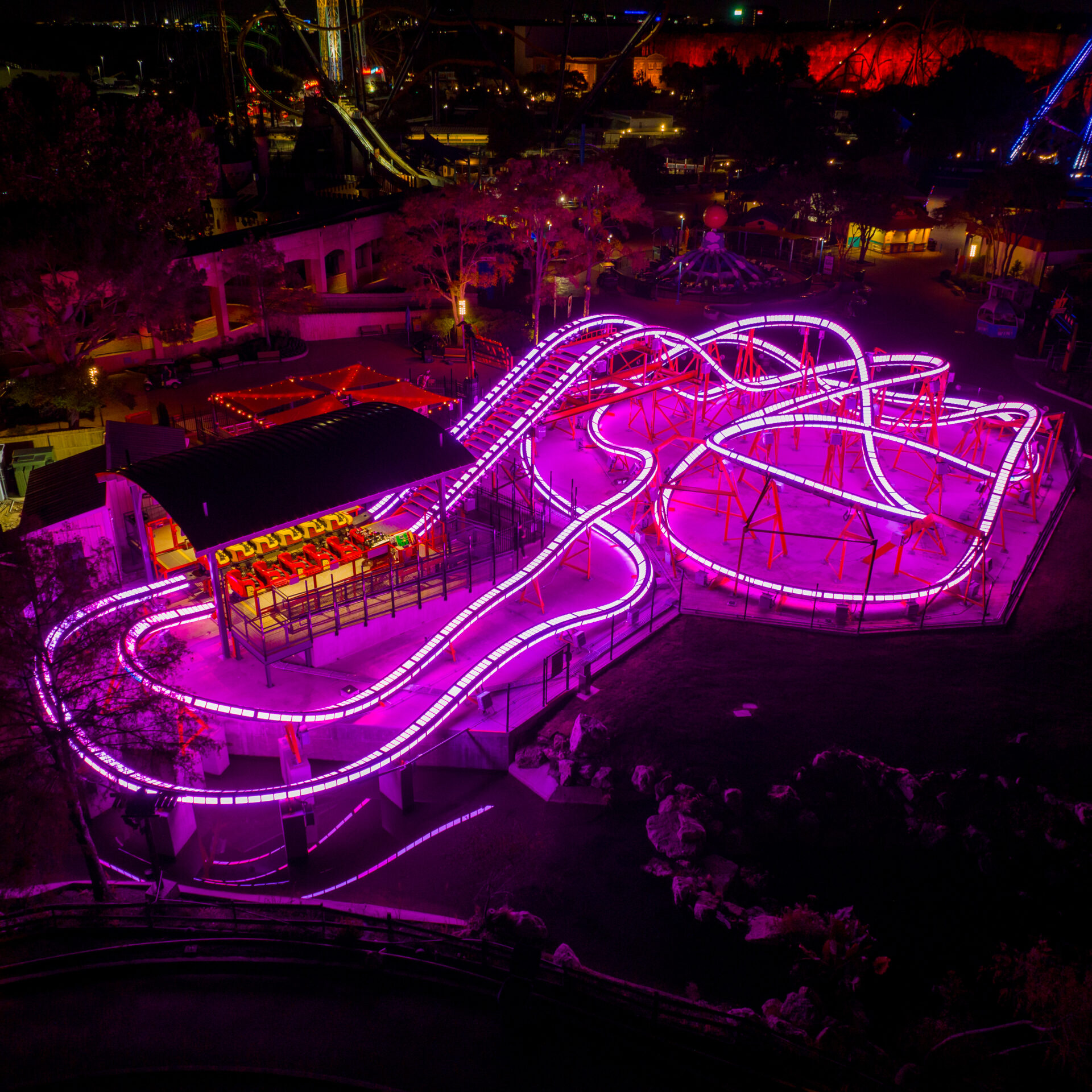 AURORA track-mounted LED display