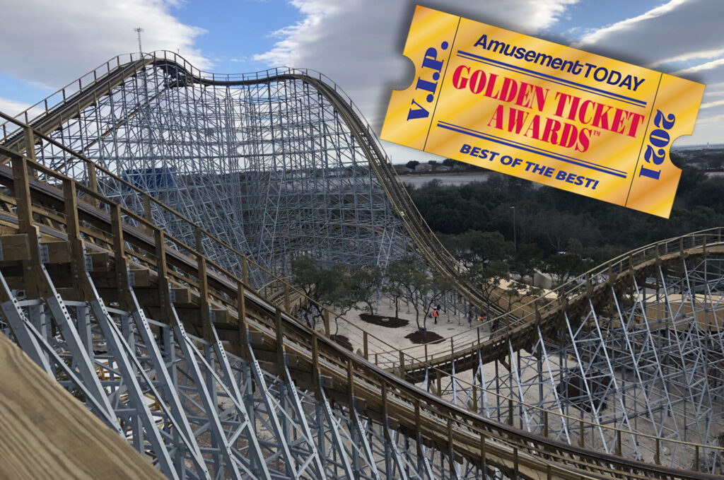 Skyline_Attractions_Wood_Coaster_Design_Texas_Stingray_SeaWorld_San_Antonio_Golden_Ticket_Award