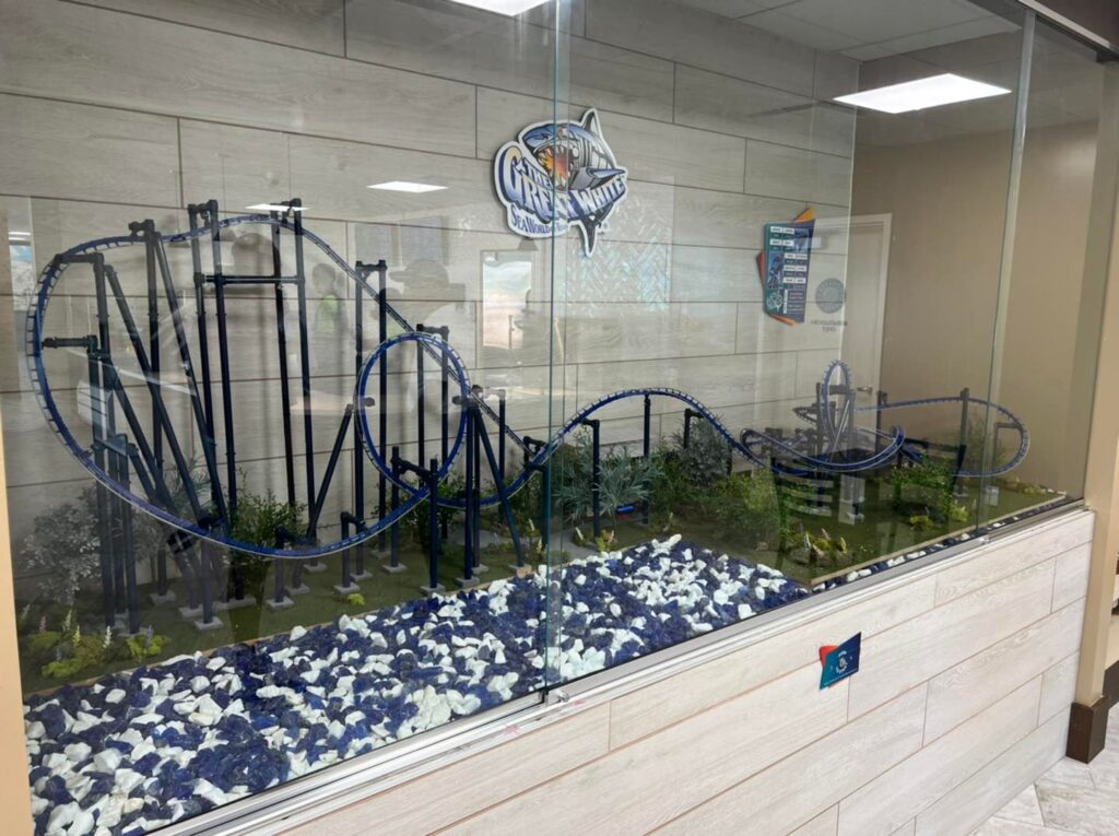 SeaWorld San Antonio Great White Scale Model